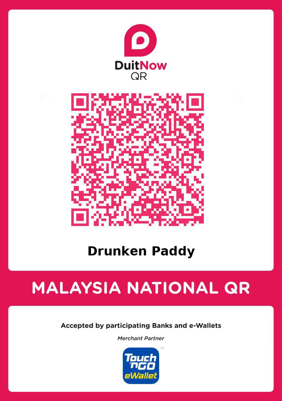 Drunken Paddy DuitNow QR